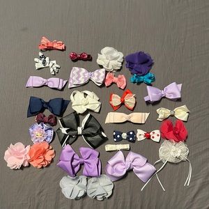Hair bow bundle- 29 pieces